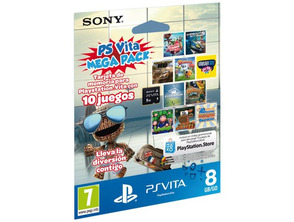 Add to cart Megapack PSVita (Memory Card 8 GB + 10 Games) Megapack PSVita (Memory Card 8 GB + 10 Games)