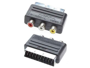 Add to cart Adapter 3 Cinch auf Eurostecker Adapter 3 Cinch auf Eurostecker