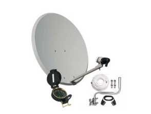 Add to cart Antennen 80cm + LNB + Satellitenlokator + Installation Kit Antennen 80cm + LNB + Satellitenlokator + Installation Kit