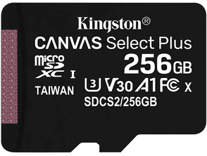 Add to cart Tarjeta de Memoria Kingston Canvas Select MicroSD XC 256GB Tarjeta de Memoria Kingston Canvas Select MicroSD XC 256GB