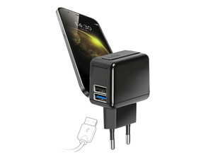Add to cart Energiesparendes Reiseladegerät mit 2 USB-Ausgängen Energiesparendes Reiseladegerät mit 2 USB-Ausgängen