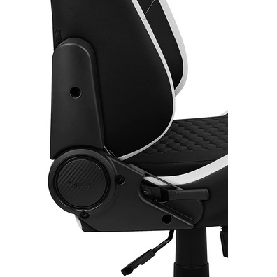 Silla Gaming Aerocool Crown Blanco/Negro