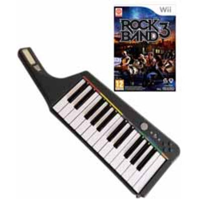 Rock Band 3 + Wireless Keyboard Wii