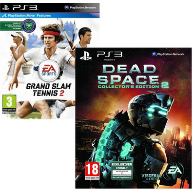 PS3 Slim (500 GB) + Dead Space 2 + Grand Slam Tennis 2