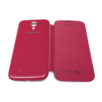 Flip Cover Case for Samsung Galaxy S4 Rot