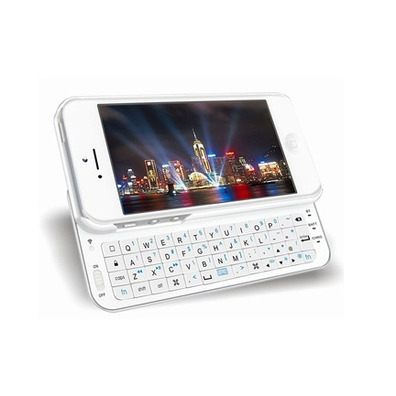 Slider QWERTY Keyboard for iPhone 5 Weiss