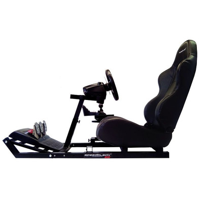 Seat + Support steering wheel and pedals SpeedBlack DS Schwarz