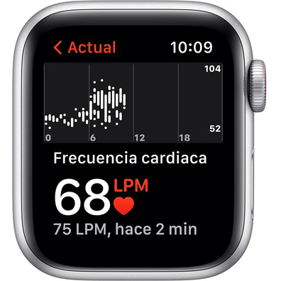 Apple Watch SE 2021 GPS/Cellular 40 mm Aluminio Plata/Correa Deportiva Azul Abismo