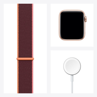 Apple Watch SE 40MM GPS + Cellular Oro con correa ciruela Sport Loop MYEJ2TY/A