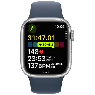 Apple Watch Serie 9 GPS 41mm Aluminio Sport Blau