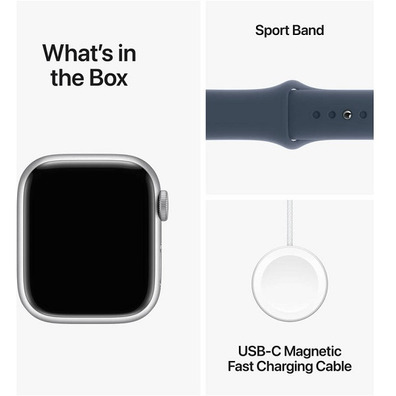 Apple Watch Serie 9 GPS 41mm Aluminio Sport Blau