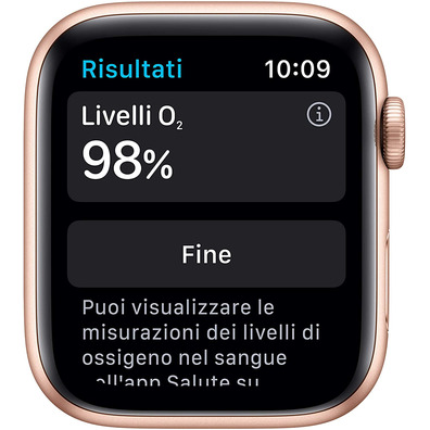 Apple Watch Series 6 GPS 44mm Caja de Aluminio en Oro/Correa Deportiva Rosa Arena