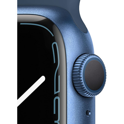 Apple Watch Series 7 GPS 41 mm Caja Aluminio en Azul/Correa deportiva Azul Abismo