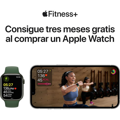 Apple Watch Series 7 GPS 41 mm Caja Aluminio en Azul/Correa deportiva Azul Abismo