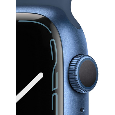 Apple Watch Series 7 GPS 45mm Caja Aluminio Azul/Correa Deportiva Azul Abismo