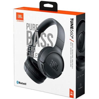 Auriculares Inalámbricos JBL Tune 560BT Negro