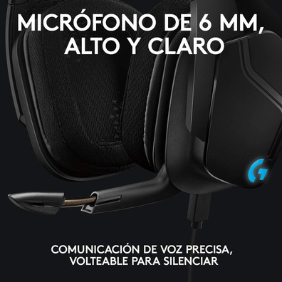 Auriculares Logitech G635 USB/Jack 3.5 Negros