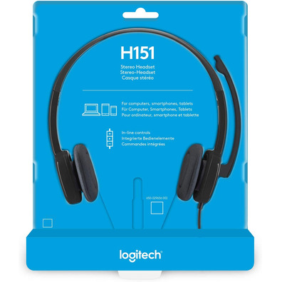 Auriculares Micro Logitech H151 Negro