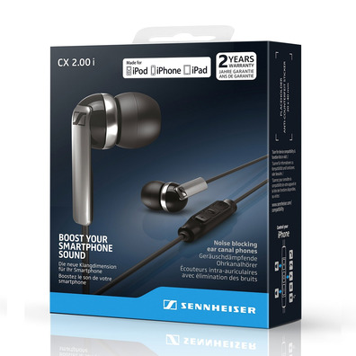 Kopfhörer Sennheiser CX 2.00 i Schwarz