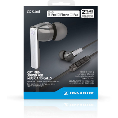 Kopfhörer Sennheiser CX 5.00 i Schwarz