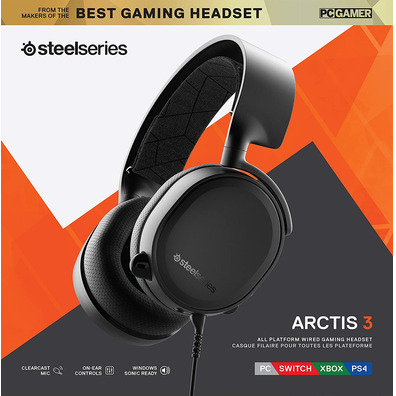 Auriculares Steelseries Arctis 3 PC/PS4/PS5/Switch/Xbox One