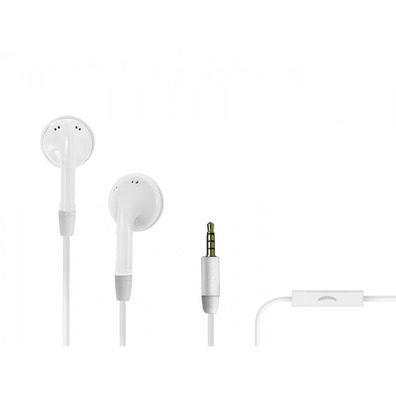 Stereo Duo Earphones for tablets/smartphones White SBS