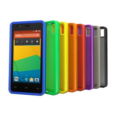 bq Aquaris E4.5 Gummie Cover Gelb