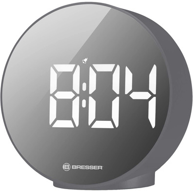 Bresser Reloj Despertador Mytime Echo FXR Gris