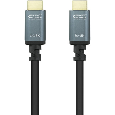 Kabel HDMI 2.1 Nanocable Iris 1.5m Negro