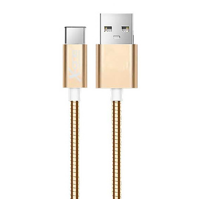 USB-C-kabel Metal X-One - Rose Gold