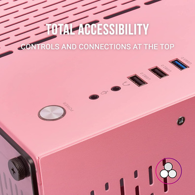 Caja Mars Gaming MCV XXL ATX Pink