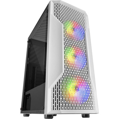 Caja Semitorre Mars Gaming MCAW Blanca ATX/MicroATX/Mini-ITX