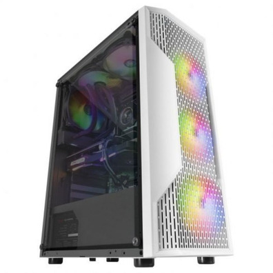 Caja Semitorre Mars Gaming MCAW Blanca ATX/MicroATX/Mini-ITX