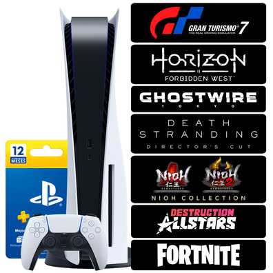 Playstation 5 + 7 Games + 12 Monate PSN