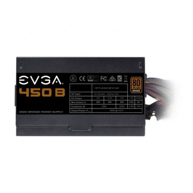 Fuente de Alimentación EVGA 100-B1-0450-K2 450W 80 Plus Bronze