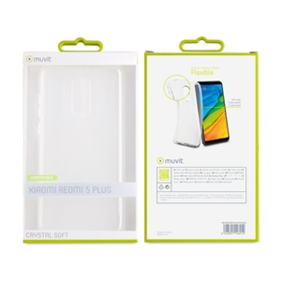 Transparente Soft Crystal Hülle Xiaomi Redmi 5 Plus Muvit