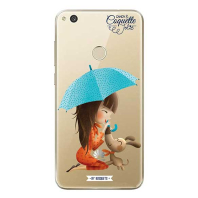 TPU Transparent Sombrilla Huawei P8 Lite 2017 Coquette