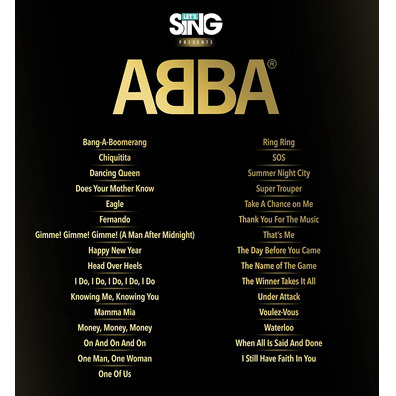 Let' s Sing Abba PS4