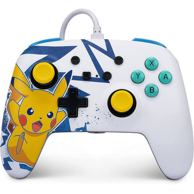 Mando Power A Wired Controller Pikachu High Voltage Nintendo Switch