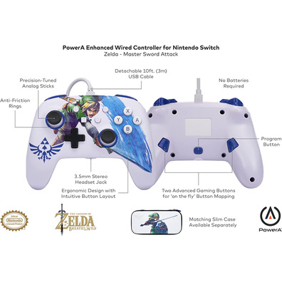 Mando Power A Wired Controller The Legend of Zelda Sword Attack