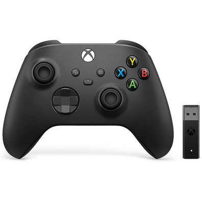 Mando Xbox Series Schwarz + Adaptador Wireless PC