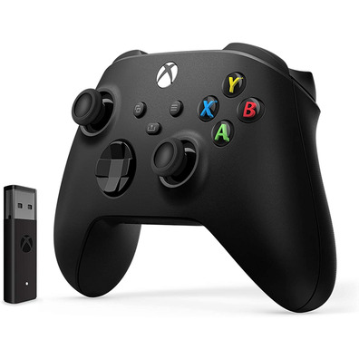 Mando Xbox Series Schwarz + Adaptador Wireless PC