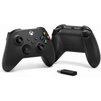 Mando Xbox Series Schwarz + Adaptador Wireless PC