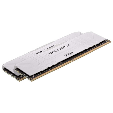 Memoria RAM Crucial Ballistix 16GB (2x8) DDR4 2666 MHz Blanco