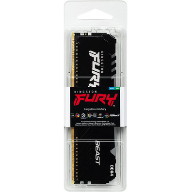 Memoria RAM Kingston Fury Beast RGB 8GB 3000 MHz DDR4