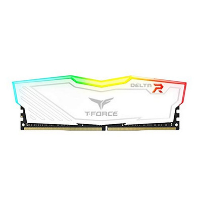 Memoria RAM Teamgruppe Delta R 8GB (2x4GB) 2400 Mhz Blanco