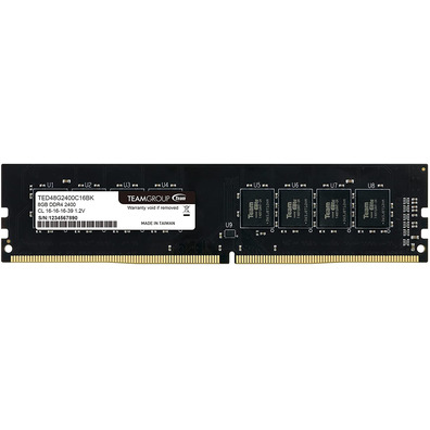 Memoria RAM Teamgroup Elite 8GB DDR4 2400 MHz