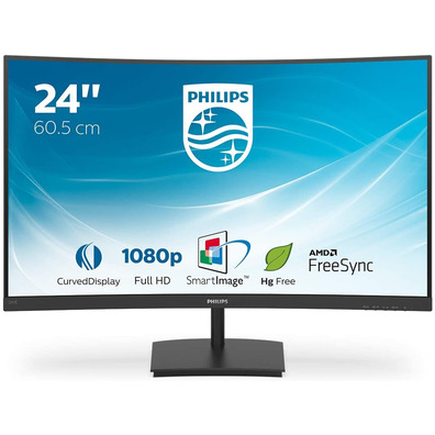 Überwachen Curvo Philips E-Line 241E1SC 23.6 '' FHD