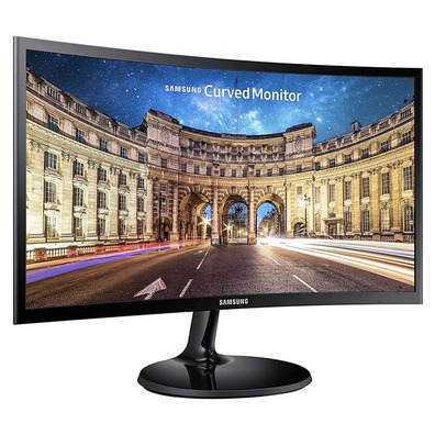 Monitor Curvo Samsung C24F390FHR 23,5 "/Full HD/ Negro