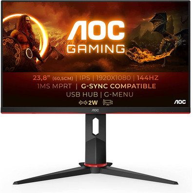 Monitor Gaming AOC 24G2U LED IPS 24 '' Negro